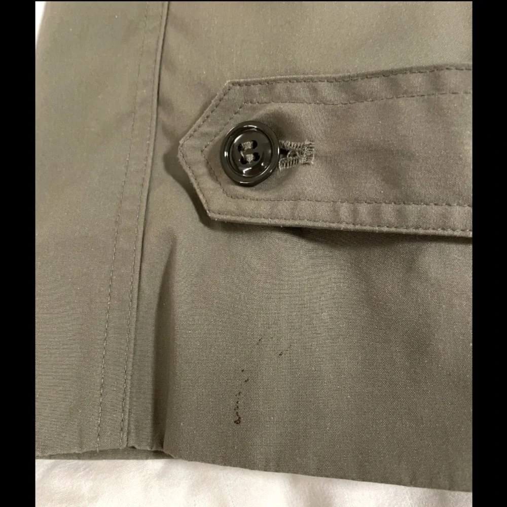 Military DSCP Valor Collection Mens Coat All-Weather Trench Coat Khaki Size 40 R